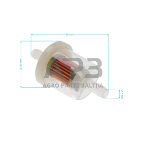 Kuro filtras Briggs & Stratton modeliams 1614, 2904, 2907, 4007, 4015, 4027, 4055, 4067, 4077, 4417, 4425, 4455, 4456, 4458, 4459, 4466, 4467, 4468, 6131, 31E7, 31E8, 28BH, 28CH,