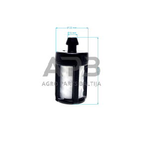 Kuro filtras technikai STIHL 8,3mm 00003503518