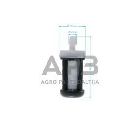 Kuro filtras technikai STIHL MS070, MS090 5,70x17,50x43,50 mm 9,5 g 0000 350 3510, 00003503510