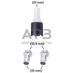 Kuro perd.siurblio ACTP60 filtras 1" ir 2 jungtys 1'' (ats.d.)