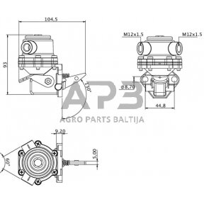 Kuro pompa NH 4757882KR