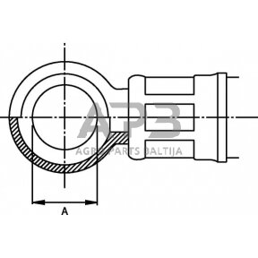 Kuro žarnos antgalis M12 LQ1012