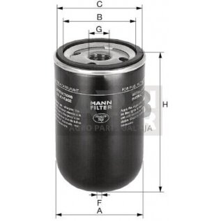 Kuro filtras MANN-FILTER WK9165X 1 Kuro filtras MANN-FILTER WK9165X 1