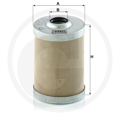 Kuro filtras Yanmar 171081-55910, 17108155910, P4001 Kuro filtras Yanmar 171081-55910, 17108155910, P4001
