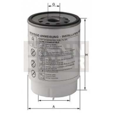 Kuro filtras MANN-FILTER PL270X 1 Kuro filtras MANN-FILTER PL270X 1