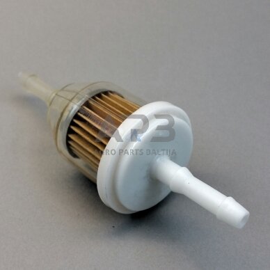 Kuro filtras Kohler CH 11, CH 12.5, CH 13, CH 14, CH 15, CH 16, CH 20, CH 23, CH 410, CH 430, CH 450, CH 620, CH 640, CH 680, CH 730, CH 750, CV 13, C 25 050 03-S, 2505003S, 25 050 08-S, 2505008S, 25 050 22-S, 2505022S, išmatavimai 110 x 38 x 6,35/7,94 mm 1