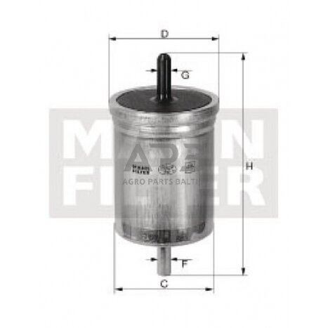 Kuro filtras MANN-FILTER WK79 1 Kuro filtras MANN-FILTER WK79 1