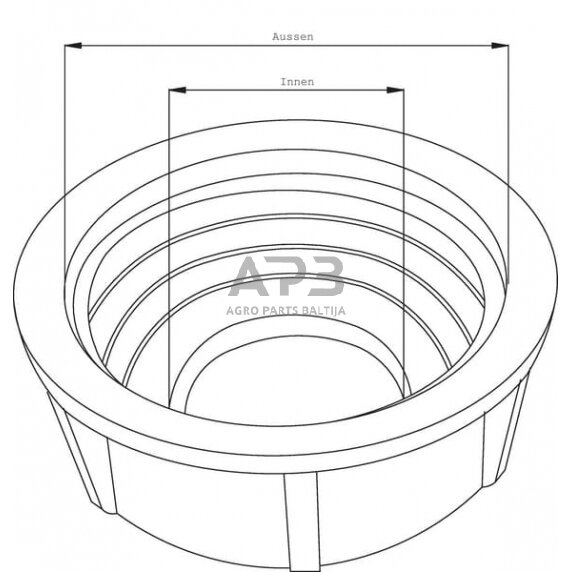 Kuro bako dangtelis Case IH 1500254C1 3 Kuro bako dangtelis Case IH 1500254C1 3