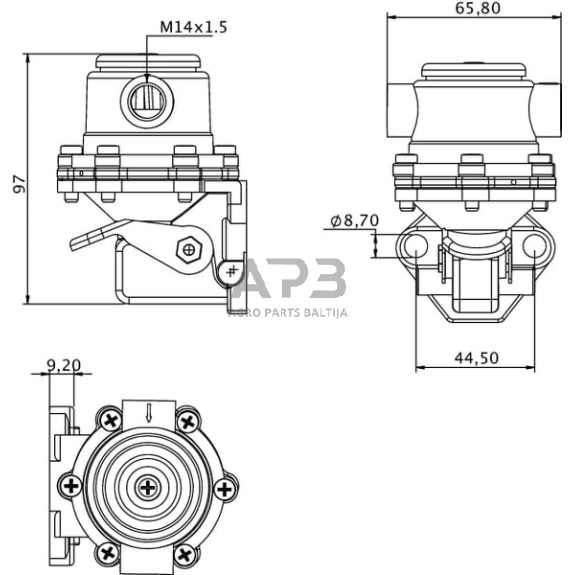 Kuro pompa SLH 245191400KR 1 Kuro pompa SLH 245191400KR 1