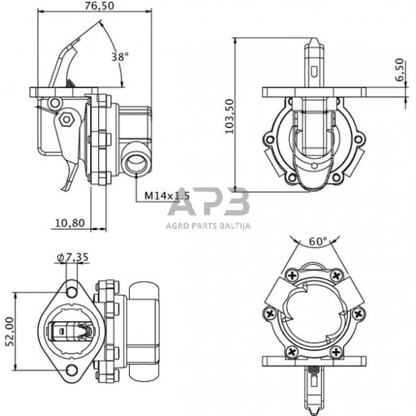 Kuro pompa SDF 04157223KR 2 Kuro pompa SDF 04157223KR 2