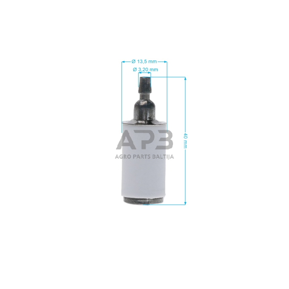 Kuro filtras 3,5 mm POREX 1