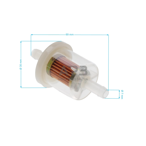 Kuro filtras Briggs & Stratton modeliams 1614, 2904, 2907, 4007, 4015, 4027, 4055, 4067, 4077, 4417, 4425, 4455, 4456, 4458, 4459, 4466, 4467, 4468, 6131, 31E7, 31E8, 28BH, 28CH, 1