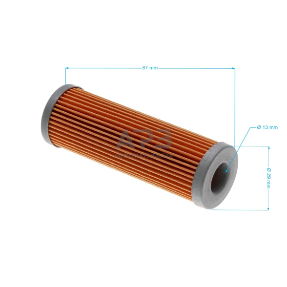 Kuro filtras Kubota B1550D, B1550HST-D, B1700D, B1700HD, B1750D, B1750HST-D, B2100D, B2100HD, B2150D, B2150HST-D, B2400D, B2400HD, B4200, F2000, F2000ELW, F2000ESW, F200 1