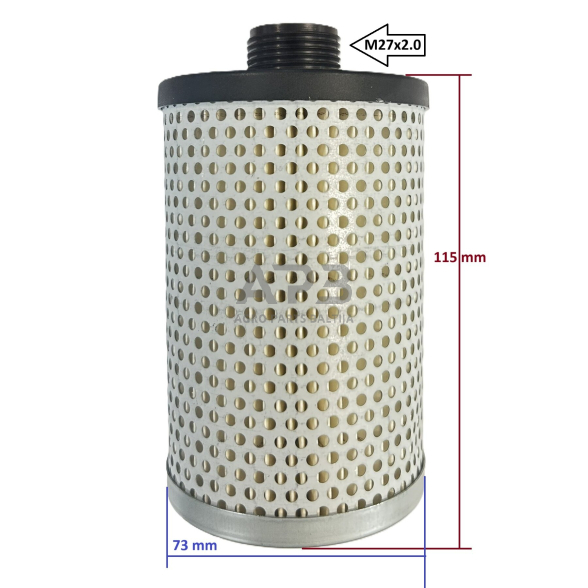 Kuro filtras su popieriniu filtru siurbliui 3