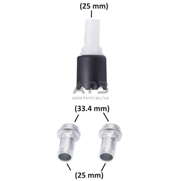 Kuro perd.siurblio ACTP60 filtras 1" ir 2 jungtys 1'' (ats.d.) 1 Kuro perd.siurblio ACTP60 filtras 1" ir 2 jungtys 1'' (ats.d.) 1