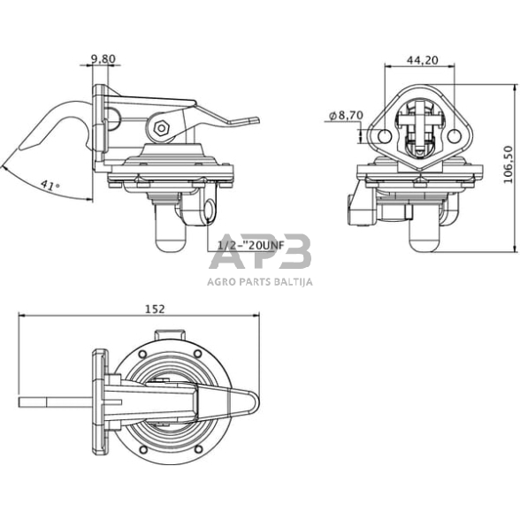 Kuro pompa 4222103M91KR 2 Kuro pompa 4222103M91KR 2