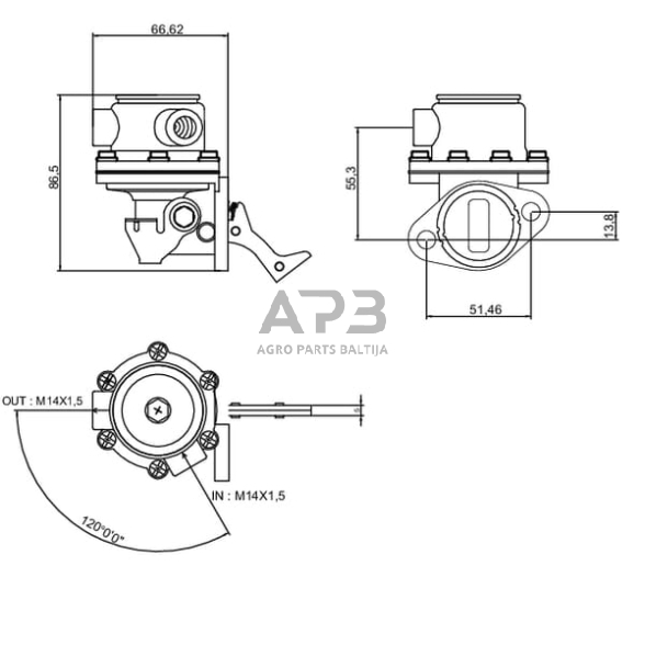 Kuro pompa F312200710041KR 3 Kuro pompa F312200710041KR 3
