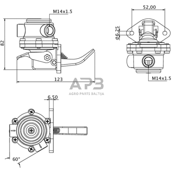 Kuro pompa F920200710030KR 2 Kuro pompa F920200710030KR 2