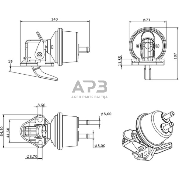 Kuro pompa RE55390KR 2 Kuro pompa RE55390KR 2