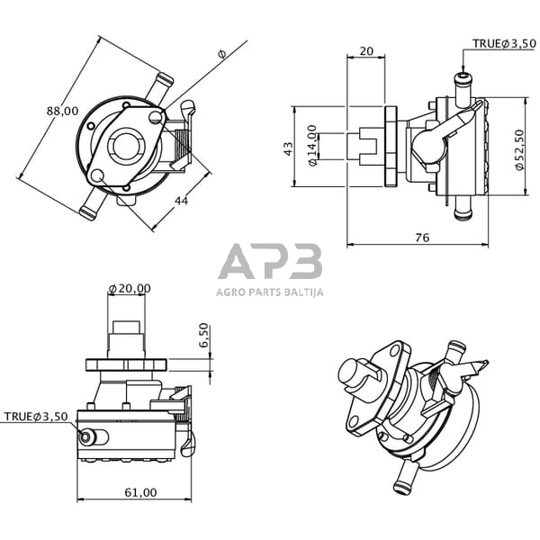 Kuro pompa 12910052101KR 1 Kuro pompa 12910052101KR 1