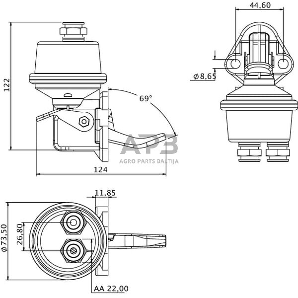 Kuro pompa 2830266KR 1 Kuro pompa 2830266KR 1