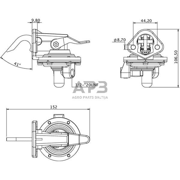 Kuro pompa 4222103M91KR 2 Kuro pompa 4222103M91KR 2