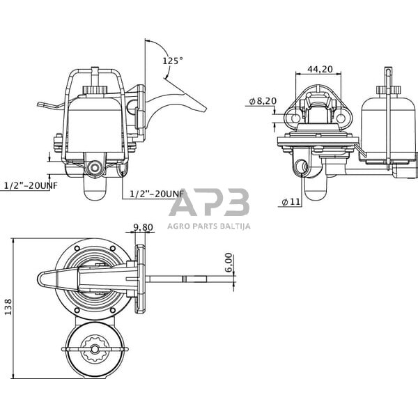 Kuro pompa 4225229M91KR 2 Kuro pompa 4225229M91KR 2