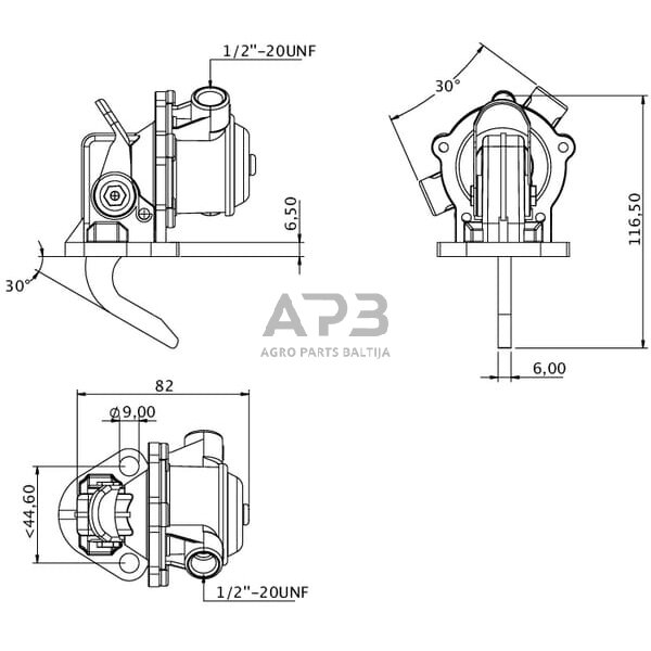 Kuro pompa 826154M91KR 2