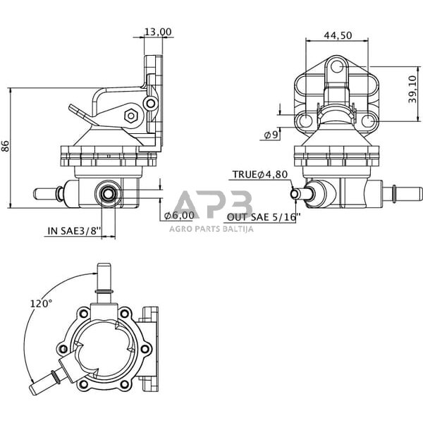 Kuro pompa JCB 3200740KR 3 Kuro pompa JCB 3200740KR 3