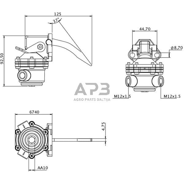Kuro pompa NH 4757884KR 5 Kuro pompa NH 4757884KR 5