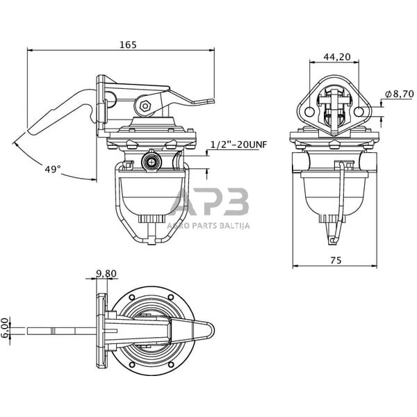 Kuro pompa NH 81711943KR 1