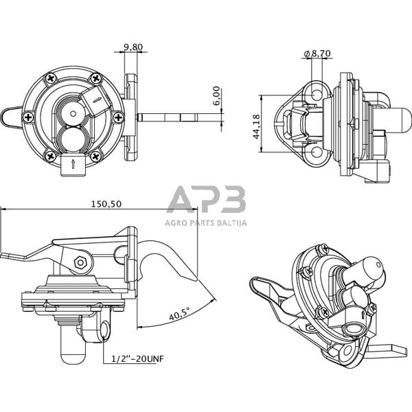 Kuro pompa Perkins 2641336KR 1 Kuro pompa Perkins 2641336KR 1