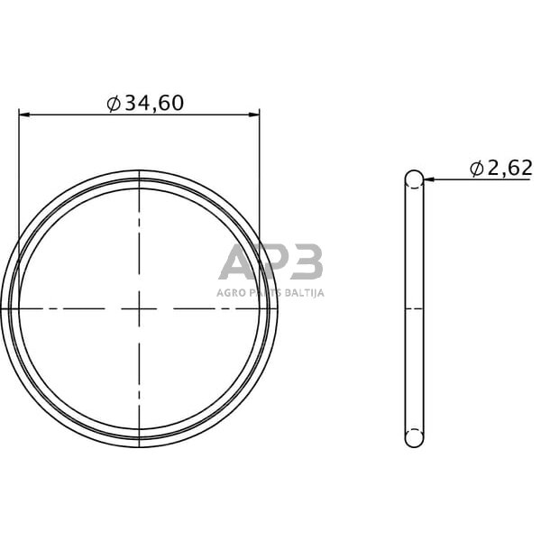 Kuro pompos tarpinė F312200710050N Kuro pompos tarpinė F312200710050N