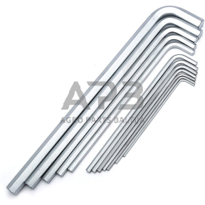 L-tipo šešiakampių raktų rinkinys (prailgintų)(12vnt) 1/16"-3/8" (colinė sistema)