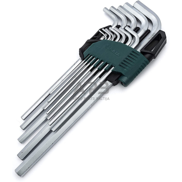 L-tipo šešiakampių raktų rinkinys (prailgintų)(12vnt) 1/16"-3/8" (colinė sistema)