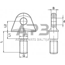 Laikiklis Agraset AG 373 Walterscheid 201033