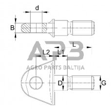 Laikiklis suvirinamas Agraset AG 367 Walterscheid 201025