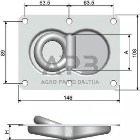 Laikiklis 146x108mm 709011KR