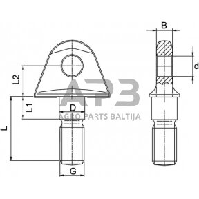 Laikiklis Agraset Walterscheid 308435