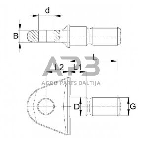 Laikiklis suvirinamas Agraset AG 367 Walterscheid 201025