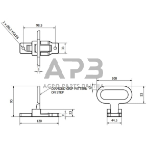 Laiptelis sulankstomas TX4750