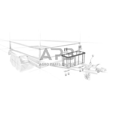 Laikiklių komplektas Daken DK88301