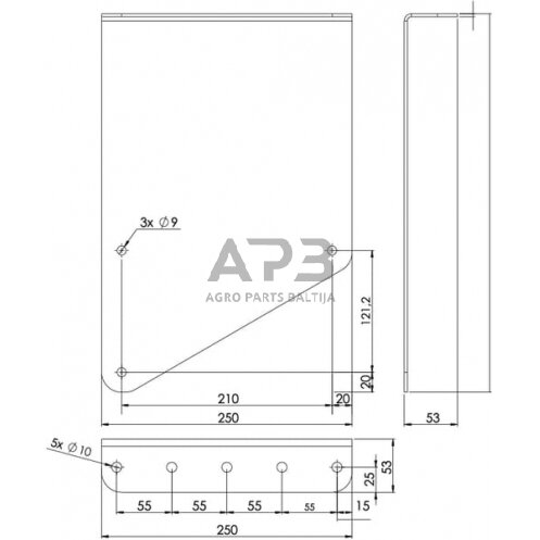 Laikikliai Daken DK88532 1 Laikikliai Daken DK88532 1