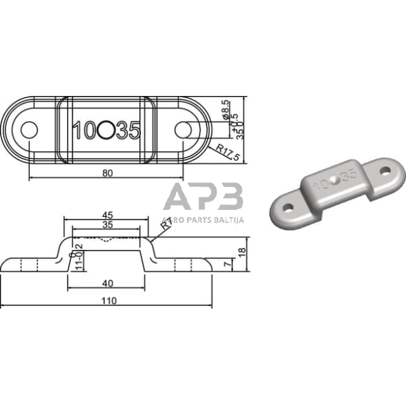 Laikiklis 778105KR 2 Laikiklis 778105KR 2