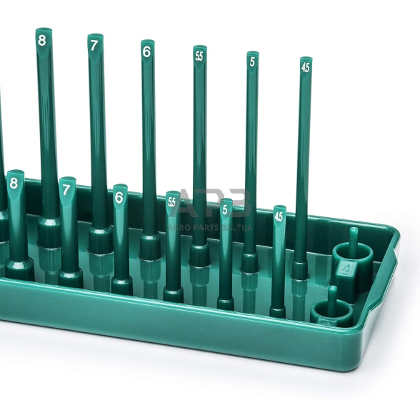 Laikiklių galvutėms rinkinys 3vnt (1/2"+3/8"+1/4") 1 Laikiklių galvutėms rinkinys 3vnt (1/2"+3/8"+1/4") 1