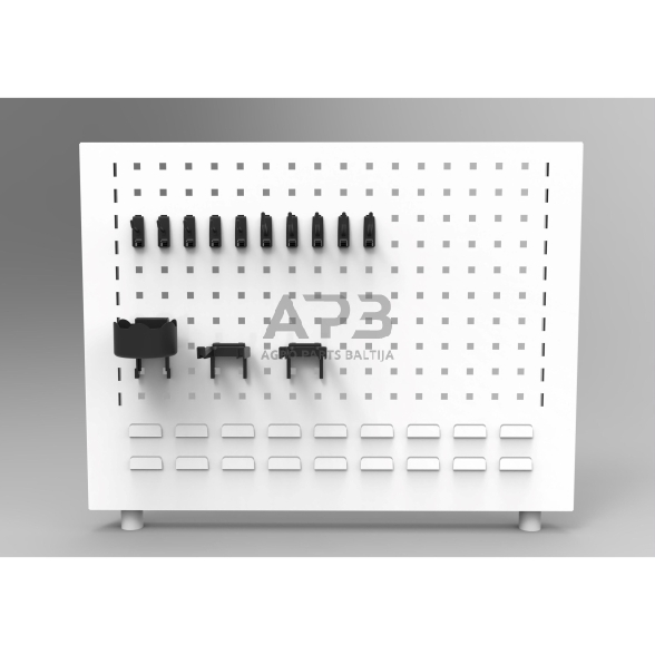 Laikiklių rinkinys 10vnt. perforuotai įrankių sienelei 2 Laikiklių rinkinys 10vnt. perforuotai įrankių sienelei 2