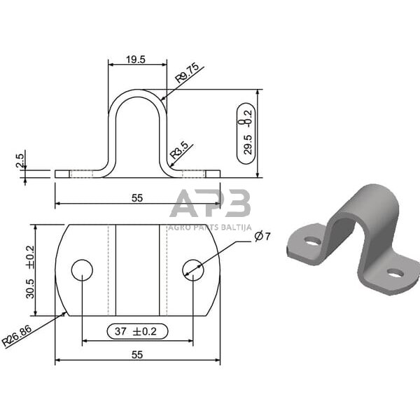 Laikiklis 770023KR 2