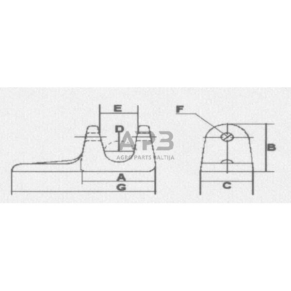 Laikiklis 90x32mm WS3095 1