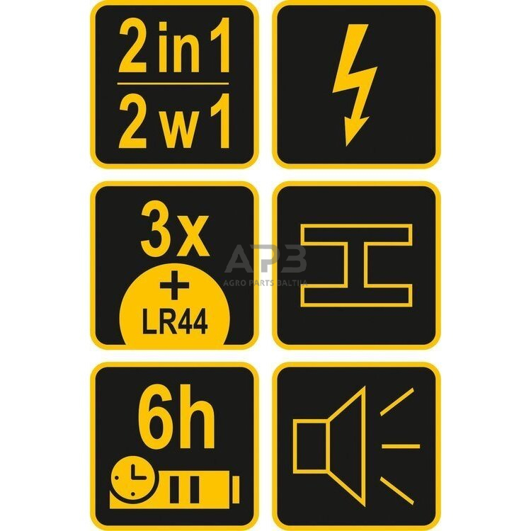 Laidų ir metalinių profilių detektorius 5 Laidų ir metalinių profilių detektorius 5