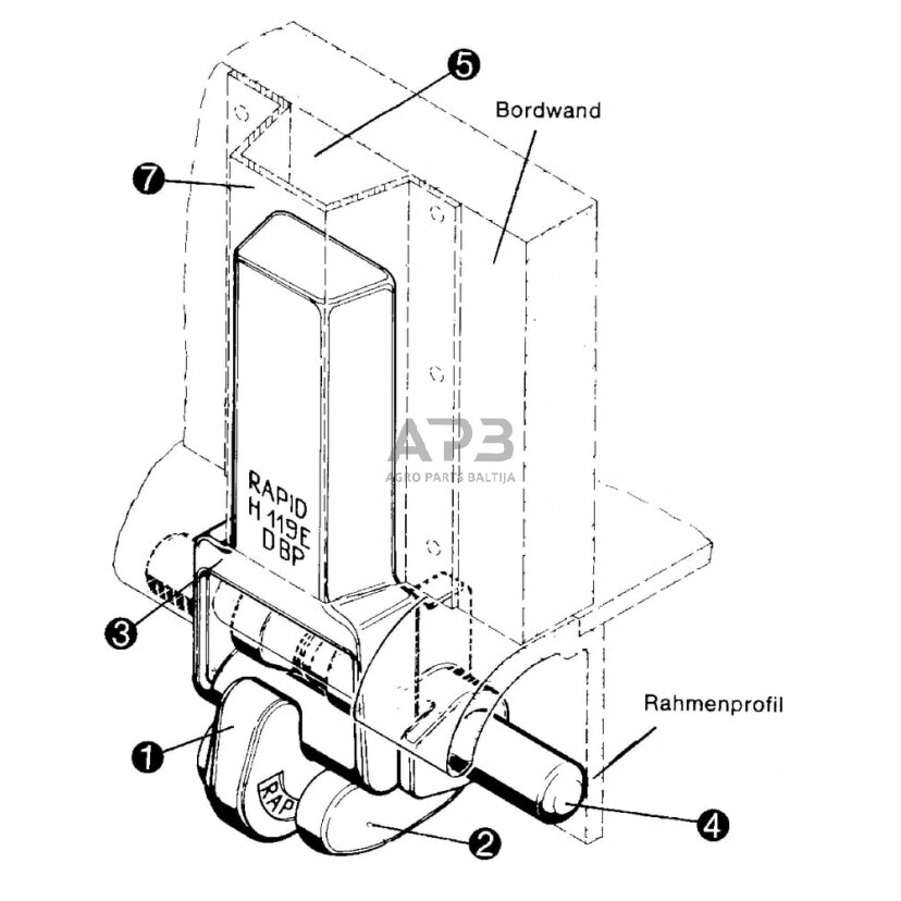 Lankstas virinamas 050800360 1